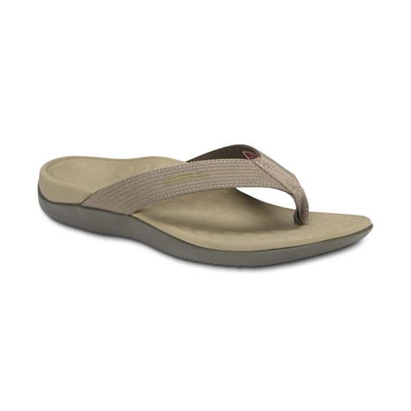 Vionic Sandals Ireland - Wave Toe Post Sandal Khaki - Mens Shoes For Sale | RCMYE-7536